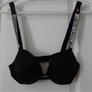 Victorias Secret Black Push Up Bra 34B